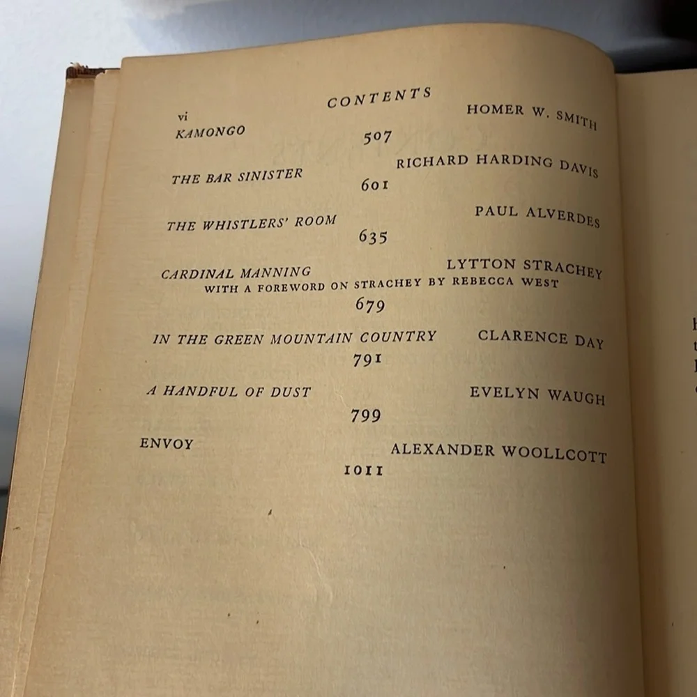 Vintage The Woollcott Reader Bypaths in the Realm of Gold Hardcover Book 1938‎
